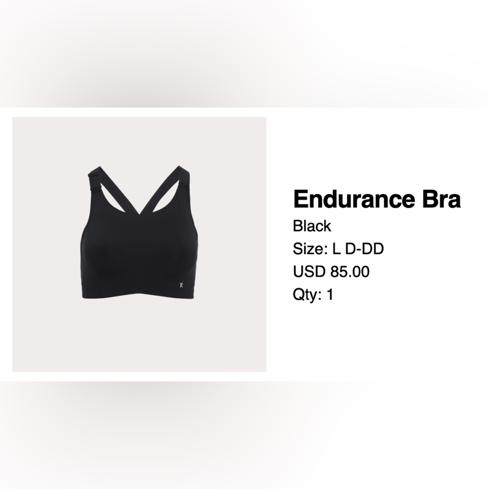 On Running Endurance Sports Bra